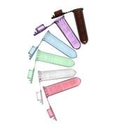 MUHWA 2ml Microcentrifuge Tubes, 500pcs Graduated Micro Test Tubes with Snap Cap, Rounded Microtube Sample Vial for Laboratory (Assorted color)