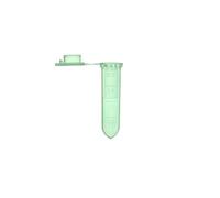 MUHWA 2ml Microcentrifuge Tubes, 500pcs Graduated Micro Test Tubes with Snap Cap, Rounded Microtube Sample Vial for Laboratory (Green)