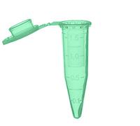 MUHWA 500 PCS Polypropylene Graduated Microcentrifuge Tubes with Snap Cap, 1.5ML Micro Test Tubes Conical Microtube Sample Vial for Laboratory (Green)