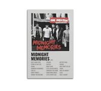 MUIBAV One Direction - Midnight Memories Posters Canvas Wall Art Cover Room Vintage Aesthetic Poster Decorative for Living Room Bed Room 08x12inch(20x30cm) Unframe-style