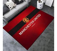 MUICIN Carpet Manchester United, Soft Sport Carpet for Living Room Bedroom Children Play Dormitory.,C,140 * 200cm