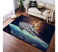 MUICIN Range Carpet Carpet, Star Wars 3D Doormat Floor Pad for Playoom Bedroom Anti-Slip Floor Mat.,80 * 120cm