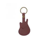 MUIDSEN Guitar Picks Holder,Guitar Picks PU Leather Guitar Picks Storage Bags Organizer Portable Multifunctional Key Chain Holder for Guitar Accessories 1pc(Orange)(Dark Brown)