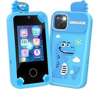 Muiefe Kids Phone for Boys, 2.8 Inch Touchscreen Kids Smart Phone with Dual Camera, 32G Card, Dinosaur Toy Mobile Phone Christmas Birthday Gifts for 3 4 5 6 7 8 9 Year Old Boys