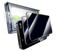 Muigi for iPhone 15 Pro Privacy Screen Protector, [24°Anti Spy][Zero Bubble][Auto Dust-Remove] 9H Full Coverage Tempered Glass Anti Peep Film Case Friendly with Easy Installation Tool,2 Pack