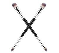 MUIIGOOD 2Pcs Eyeshadow Brush Eye Makeup Brush Professional Blending Eyeshadow Makeup Brushes for Concealer Eyebrows Eyeliner Soft Hairs Makeup Tool