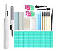 MUIIGOOD Airpods Cleaner Kit 221 Pcs Earbud Cleaning Putty Remove Ear Wax Phone Cleaning kit Cleaner Pen Brush Microfiber Cloth for Airpods Pro/1/2/3 Charging Case Headphones Camera Hearing Aids