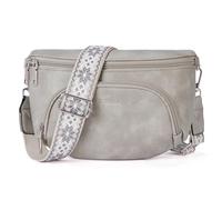 MUIIKOLA Crossbody Bag for Women, Vegan Leather, RFID Blocking Card Slot Chest Bag with Adjustable Detachable Wide Strap