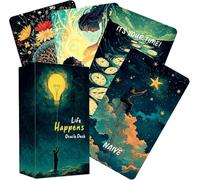 MUILKVY Life Happens Oracle Cards, Love Oracle Cards for Beginners, Clarifying Life Situations Oracle Deck, Spiritual Guidance
