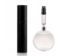 muilsae AA00BK Perfume Atomizer, 5ml Portable Refilliable Spray bottles, Leak Proof, Bottom Fill, Travel size for Purse Pocket Handbag and (black)