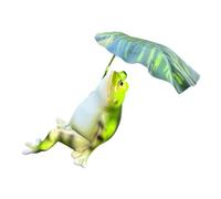 Muiltvoe Frog Garden Statue Figurine Adorable Resin Animal Sculpture for Home Balcony Patio Unique Micro Landscape Decor Versatile Outdoor Indoor Decoration