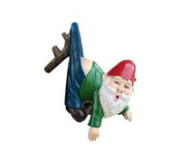 Muiltvoe Fun Gnome Flowerpot Pendants Flower Pot Landscape Dwarf With Pants Hanging Brahes Statue Sculpture A Resin Ornament Of A Dwarf Wearing Pants For Home Garden Outdoor Decoration