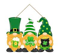 Muiltvoe Garden Ornaments Outdoor St Patricks Day Tree Decorations Irish Gnome Teddy Gnomes Garden Ornaments Large House Warming Gifts New Home Garden Gnomes Gnome Garden Ornaments