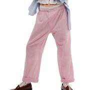 Muineobuka Women Y2k Striped Wide Leg Pants High Waist Drawstring Stripe Print Straight Pop Pants Lounge Trousers, C Pink, S