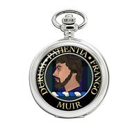 Muir Scottish Clan Crest Full Hunter Pocket Watch