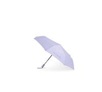 Muitomas Automatic Folding Umbrella with Shopper Included, Windproof Durable Umbrella, Fibreglass Ribs Frame, Zip Pocket, Stylish for Daily Use, Lilac