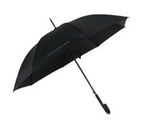 Muitomas Automatic Umbrella with Curved Handle, Durable Windproof Umbrella, Fibreglass Ribs Frame, Ergonomic Soft Touch Handle, Stylish for Daily Use, Black