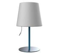 Muitomas Dream Lamp Table LED Lamp with Aluminium Base, Cord Ignition, Adjustable Intensity and USB-C Charging, Modern Design, Teal Blue