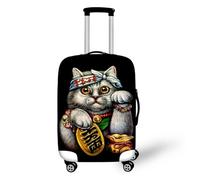 Muiuou Suitcase Cover Protectors,3D Print Printed Design Elastic Anti-Scratch - Travel Dustproof Suitcase Cover Protector,18-32in Small Medium Large Luggage Covers (L(26-28 Inch),Style 6)