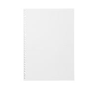 MUJI 無印良品-A4 Loose Leaf Lined Paper, 100 Sheets, 30-Ring Punched, White (1)