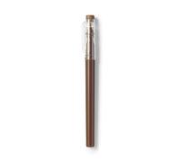 MUJI 無印良品 Erasable Fine Point Pen, 0.5mm Water-Based Brown Ink, Single Pack with Eraser Cap (Brown)