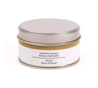 MUJI 無印良品 Hinoki Wood Scented Candle, Tin Container with Lid, 160g, Japanese Cypress Fragrance