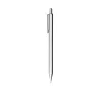 MUJI 無印良品 Premium Aluminium Hexagonal Mechanical Pencil, 0.5mm HB Lead, Metal Construction