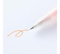 MUJI 無印良品 Smooth Retractable Colour Gel Pen (Set of 3 Pens) (Orange, 0.5mm)