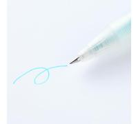 MUJI 無印良品 Smooth Retractable Colour Gel Pen (Set of 3 Pens) (Turquoise, 0.5mm)