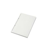 MUJI A5 Loose Leaf Paper, 6mm Ruled Lines, 200 Sheets, 20-Ring Compatible (1)