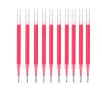MUJI Gel Ink Ballpoint Pen Refills, 0.5mm Fine Tip, Pack of 10, Compatible with Retractable and Capped Pens. (Sakura)