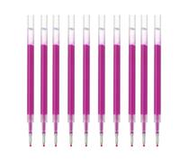MUJI Gel Ink Ballpoint Pen Refills, 0.5mm Fine Tip, Pack of 10, Compatible with Retractable and Capped Pens. (Purple)