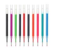 MUJI Gel Ink Pen Refills Set, 10 Vibrant Colours, 0.3mm and 0.5mm Tips.Compatible with Knock Type and Cap Type Pen Body. (0.3)