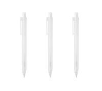 Muji Mechanical Pencil, 0.5mm Fine Lead, Translucent Polycarbonate Body Pack of 3