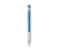 MUJI Professional Mechanical Pencil, 0.5mm, Metal Grip, Lead Hardness Indicator, 3 Colours (Blue)