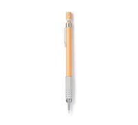 MUJI Professional Mechanical Pencil, 0.5mm, Metal Grip, Lead Hardness Indicator, 3 Colours (Yellow)