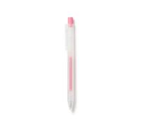 Muji Smooth Gel Ink Ballpoint Pen, 0.3mm Ultra-Fine Tip, Retractable (Pink, 0.5mm)