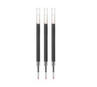 MUJI Smooth Gel Ink Ballpoint Pen Refills, 0.5mm Fine Point, Set of 3, Made in Japan (Brown)