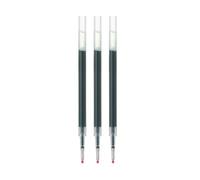 MUJI Smooth Gel Ink Ballpoint Pen Refills, 0.5mm Fine Point, Set of 3, Made in Japan (Green)