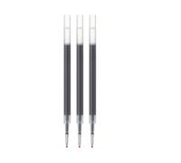 MUJI Smooth Gel Ink Ballpoint Pen Refills, 0.5mm Fine Point, Set of 3, Made in Japan (Grey)