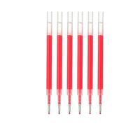 Muji Smooth Gel Ink Ballpoint Pen Refills, 0.5mm Fine Tip, Set of 6, Compatible with Knock Type and Gel Pens Body. (Pink)