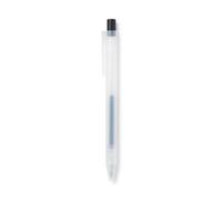 MUJI Smooth Gel Ink Knock Type Ballpoint Pen 0.3mm, Black