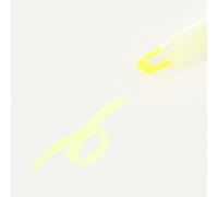 MUJI Twin Highlighter, Dual-Tip with Window and Fine Point, Set of 3 (Yellow)