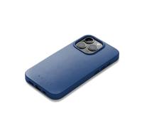 Mujjo Full Leather Case for iPhone 14 Pro with MagSafe (Monaco Blue)