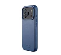 Mujjo Leather Case For iPhone 17 Pro - MagSafe Compatible - Monaco Blue