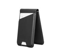 Mujjo Magsafe Compatible Leather Wallet Stand - Black