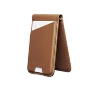 Mujjo Magsafe Compatible Leather Wallet Stand - Tan