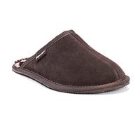 MUK LUKS Men's Dave Slipper, Chocolate, XX-Large UK