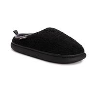 MUK LUKS Men's Lewis Clog Slipper, Black, Large UK