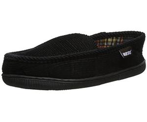 MUK LUKS Men's Moccasin-Black Slip-On Loafer, 9.5 UK
